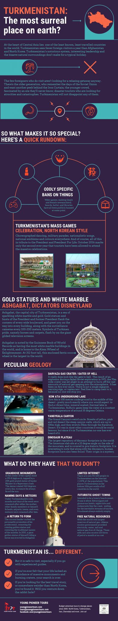 turkmenistan-weird-facts turkmenistan tours facts infographic