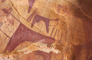 Cave paintings at Laas Geel