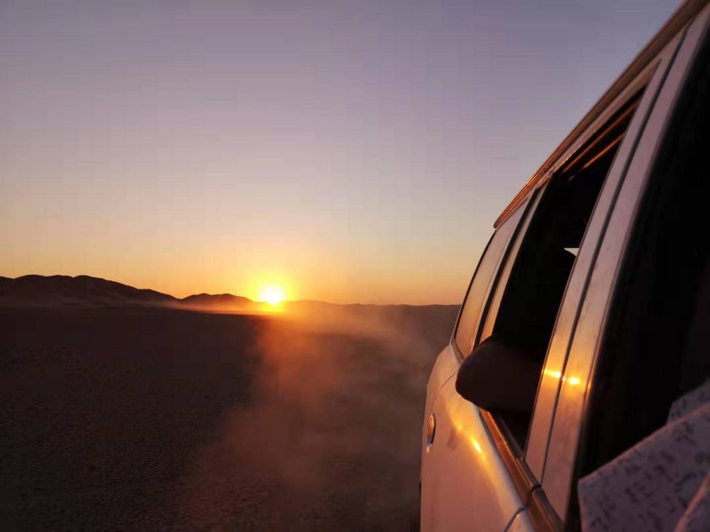 Sunset over Bir Tawil