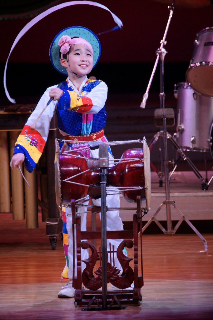 A North Korean drummer kid