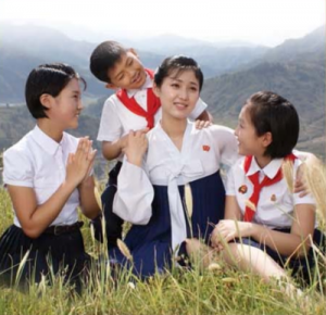 Promotional image for the North Korean movie 'the Story of our Home'