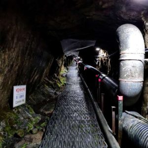 South Korea and North Korea underground