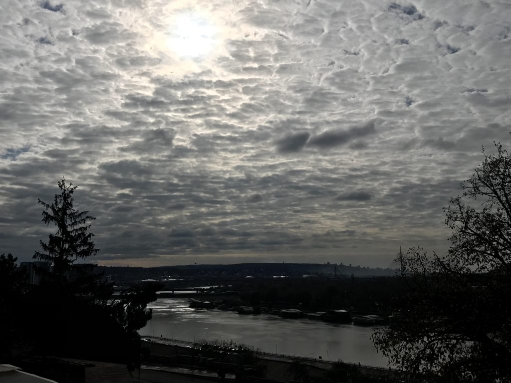 A view of the countryside just outside Belgrade, Serbia.