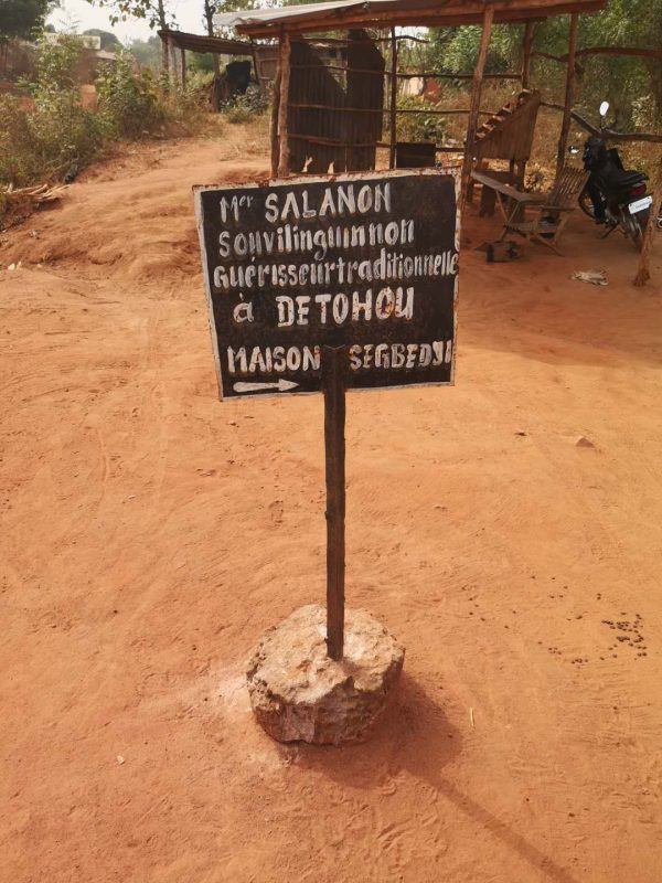 The sign of the voodoo priest, voodoo healer