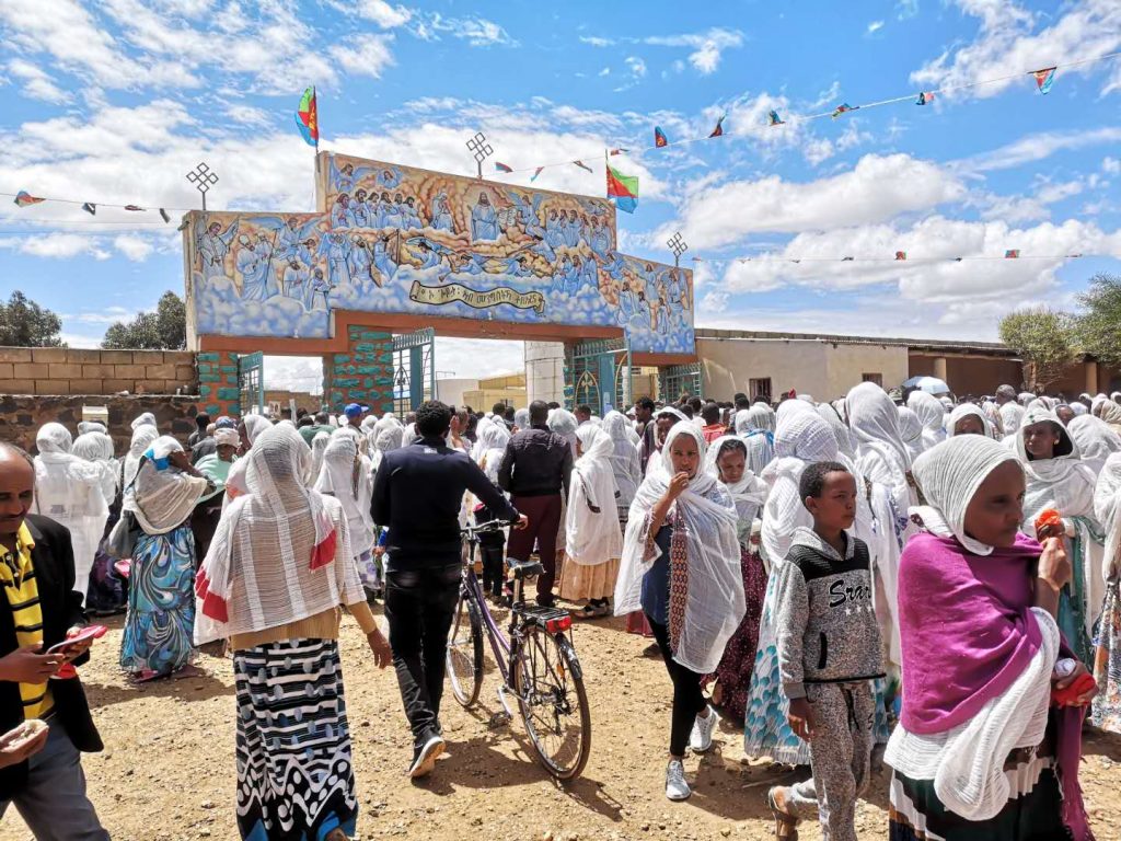 A religious festival in Asmara, capital of Eritrea