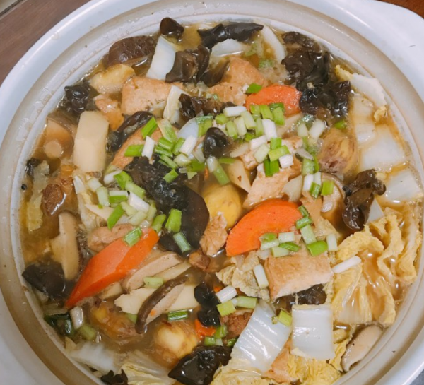 Huicai, boiled vegetables
